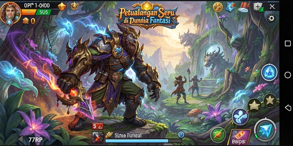 Tampilan menarik dari gameplay RPG yang memikat perhatian.