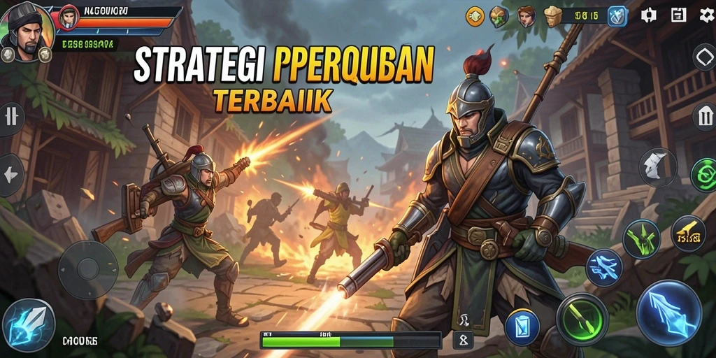 Tampilan gameplay mendebarkan dalam 8ID dengan taktik strategi yang cerdas.