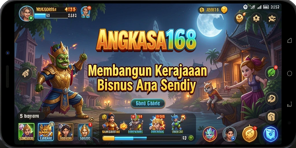 Tampilan screenshot gameplay ANGKASA168 yang menampilkan manajemen bisnis.