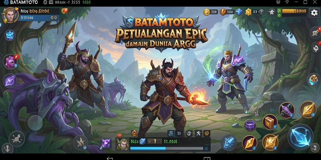 Tangkapan layar gameplay yang menampilkan aksi seru di BATAMTOTO.