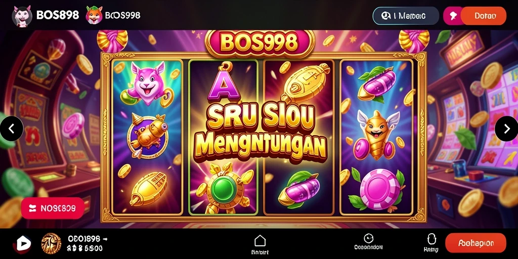 Screenshot utama BOS898 menampilkan gameplay Slot yang mengasyikkan.