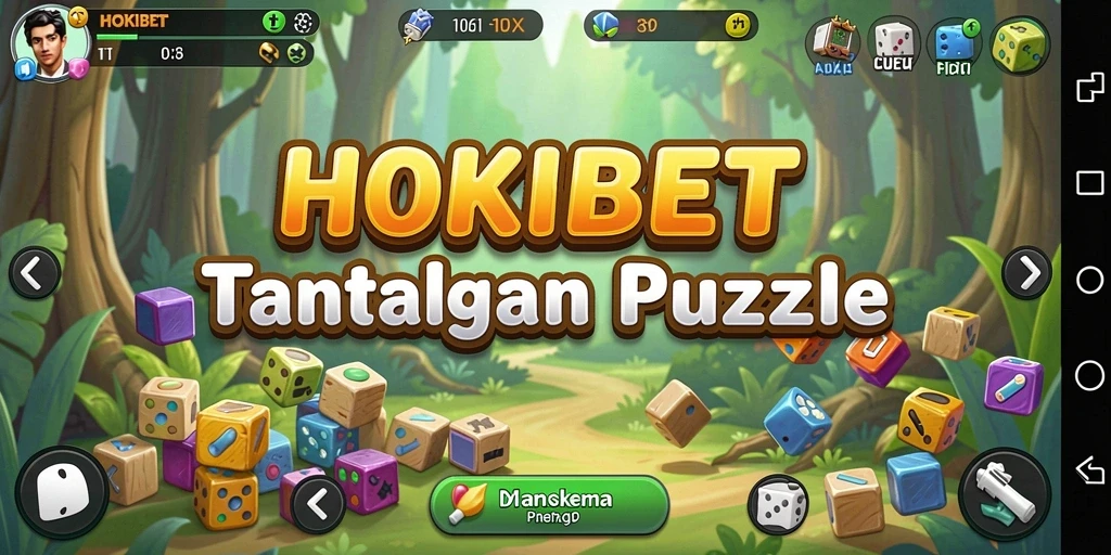 Tampilan gameplay HOKIBET yang penuh warna dan menantang.