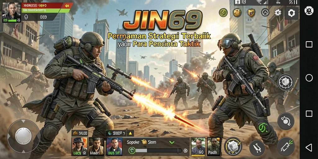 Tampilan gameplay strategi yang menarik dan penuh tantangan.