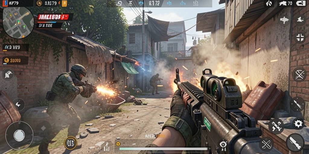 Gameplay KPK79 yang intens dengan aksi seru dan strategi.