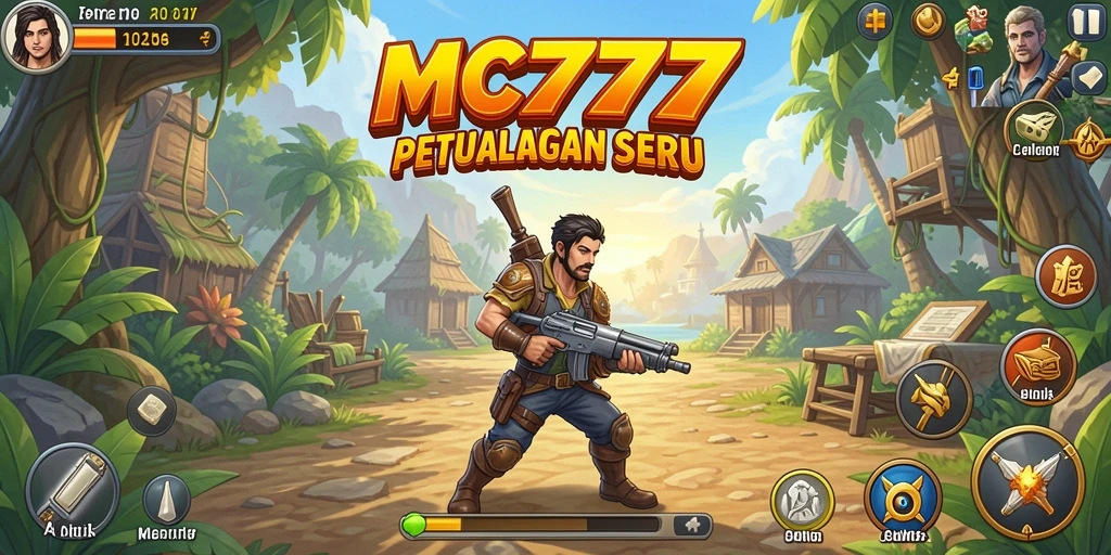 Screenshot gameplay menarik dari MC777 yang menampilkan aksi seru.