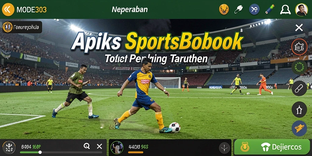 Tampilan gameplay taruhan olahraga yang menarik di MODE303.