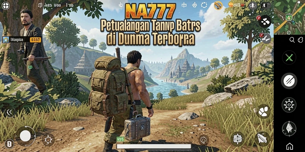 Gameplay NA777 yang menakjubkan di dunia terbuka penuh petualangan.