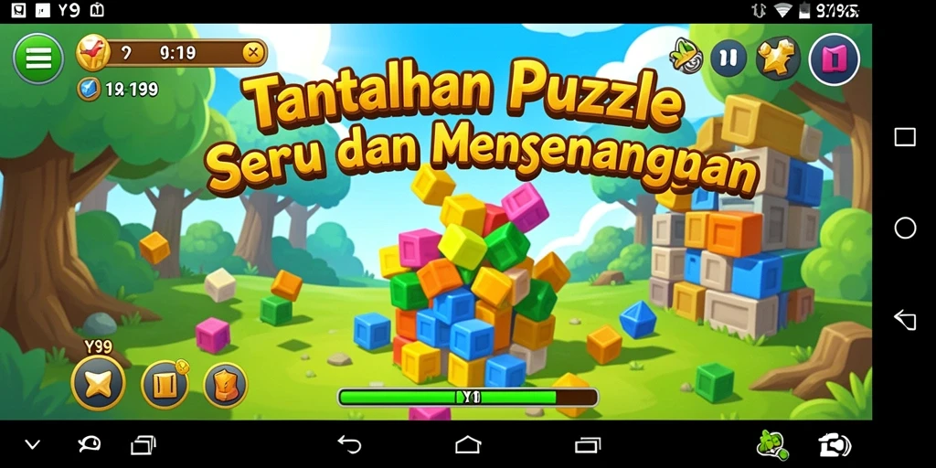 Tampilan gameplay menantang dan menarik di Y89.